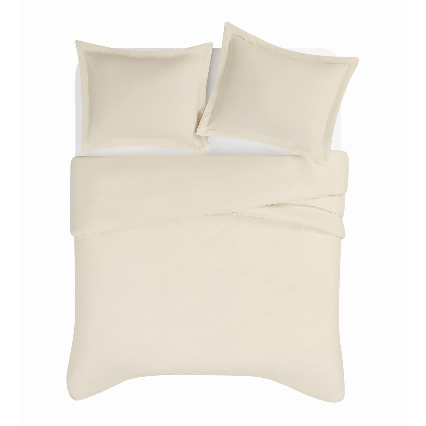 Brooklyn Loom Tight-Weave Cotton Percale Duvet Set