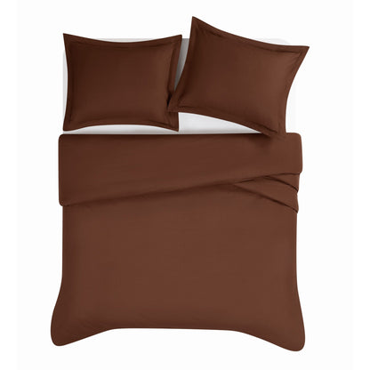 Brooklyn Loom Tight-Weave Cotton Percale Duvet Set