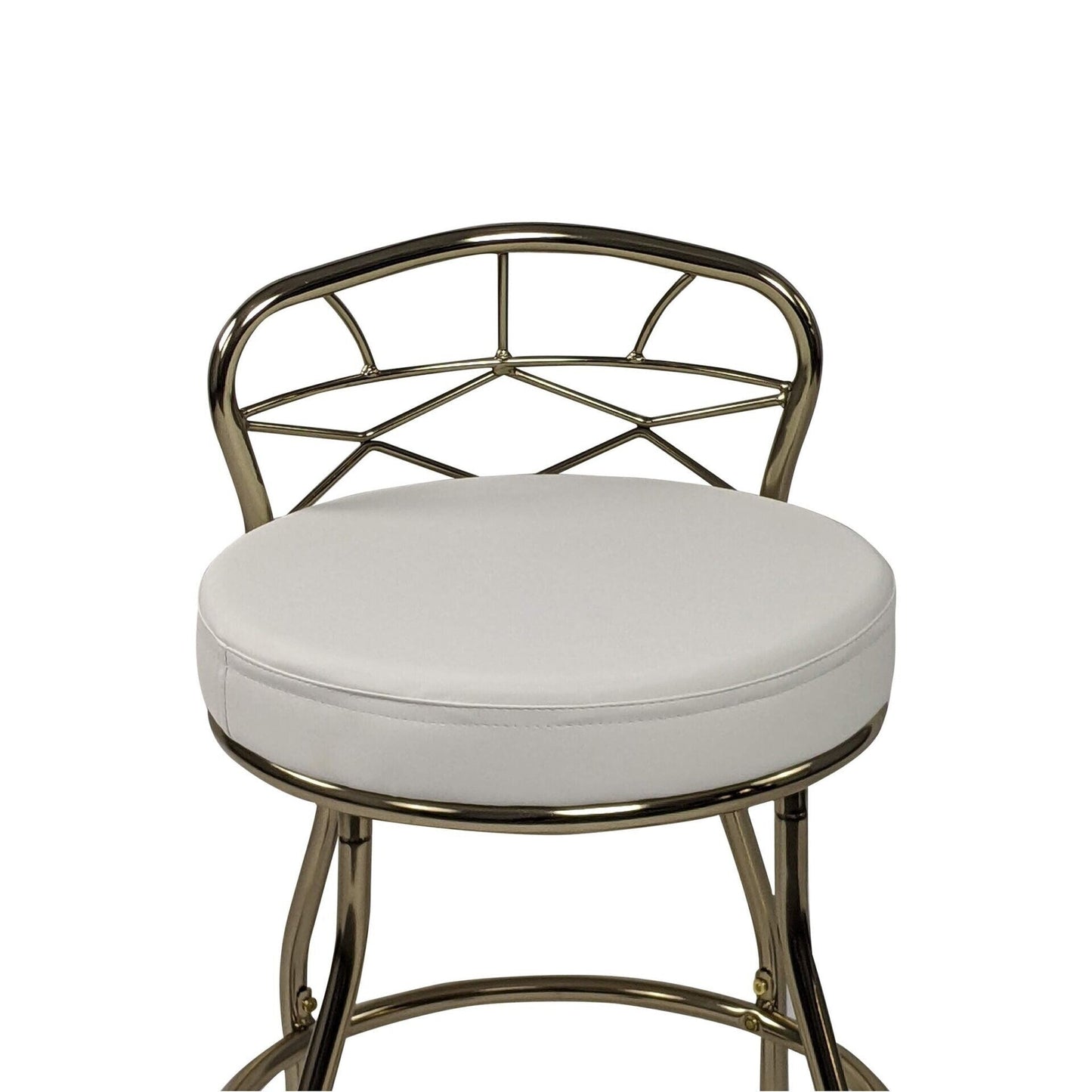 Carolina Living Diana X-Back Vanity Stool with Casters