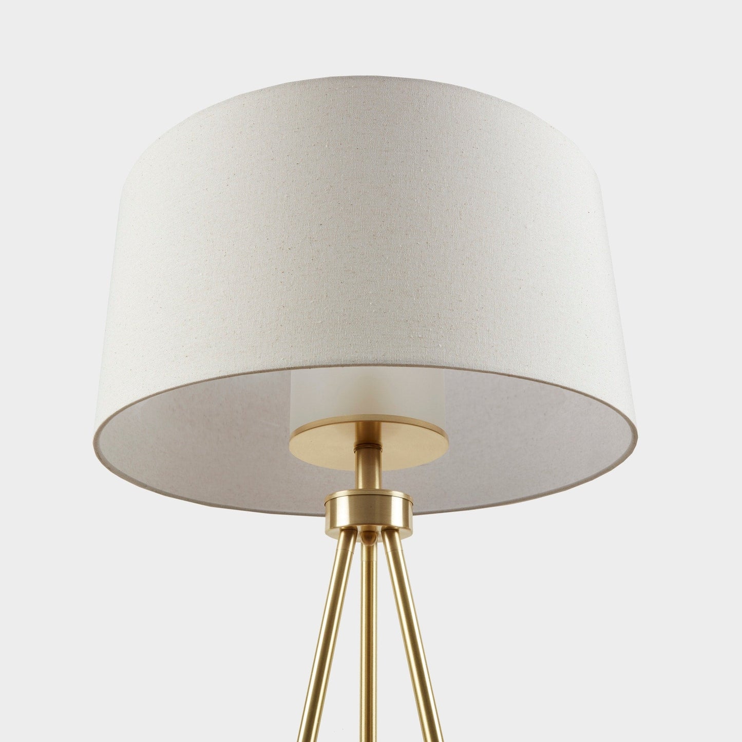 INK+IVY Pacific Metal Tripod Floor Lamp with Glass Shade