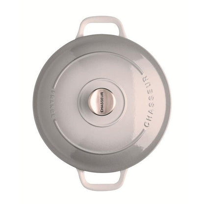 Chasseur French Enameled Cast Iron Round Dutch Oven, 4.2-quart