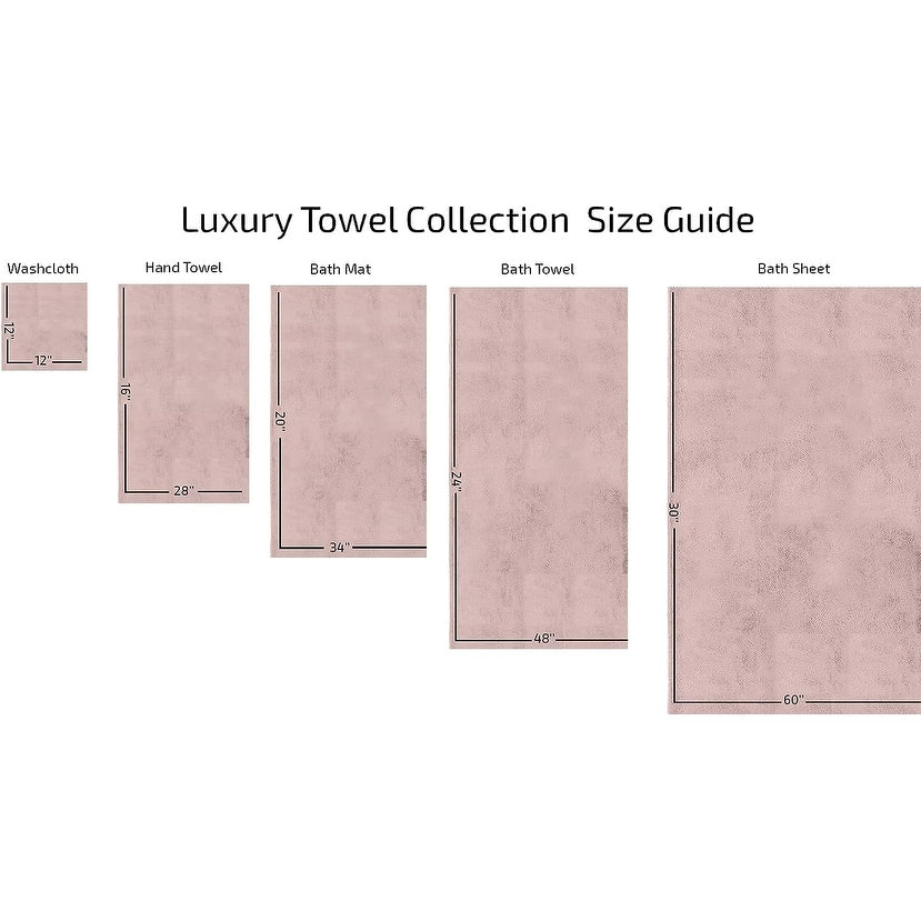 CTT %100 Turkish Cotton Towel Set 8 or 9 Pcs Quick Dry and Absorbent