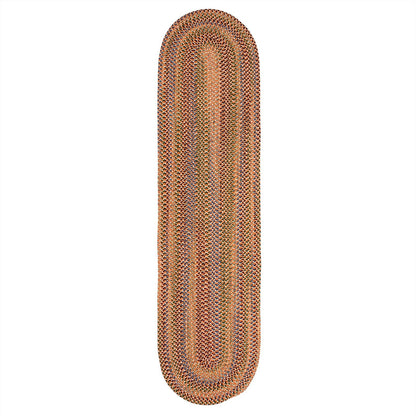 Colonial Mills Worley Multicolor Rustic Braided Handcrafted Runner Rug