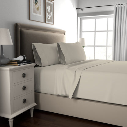 Color Sense 800TC Luxury Cotton-Blend Wrinkle-Resistant Sheet Set