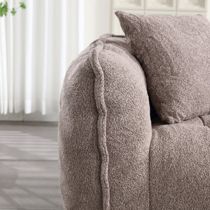 Comfortable square recliner sofa