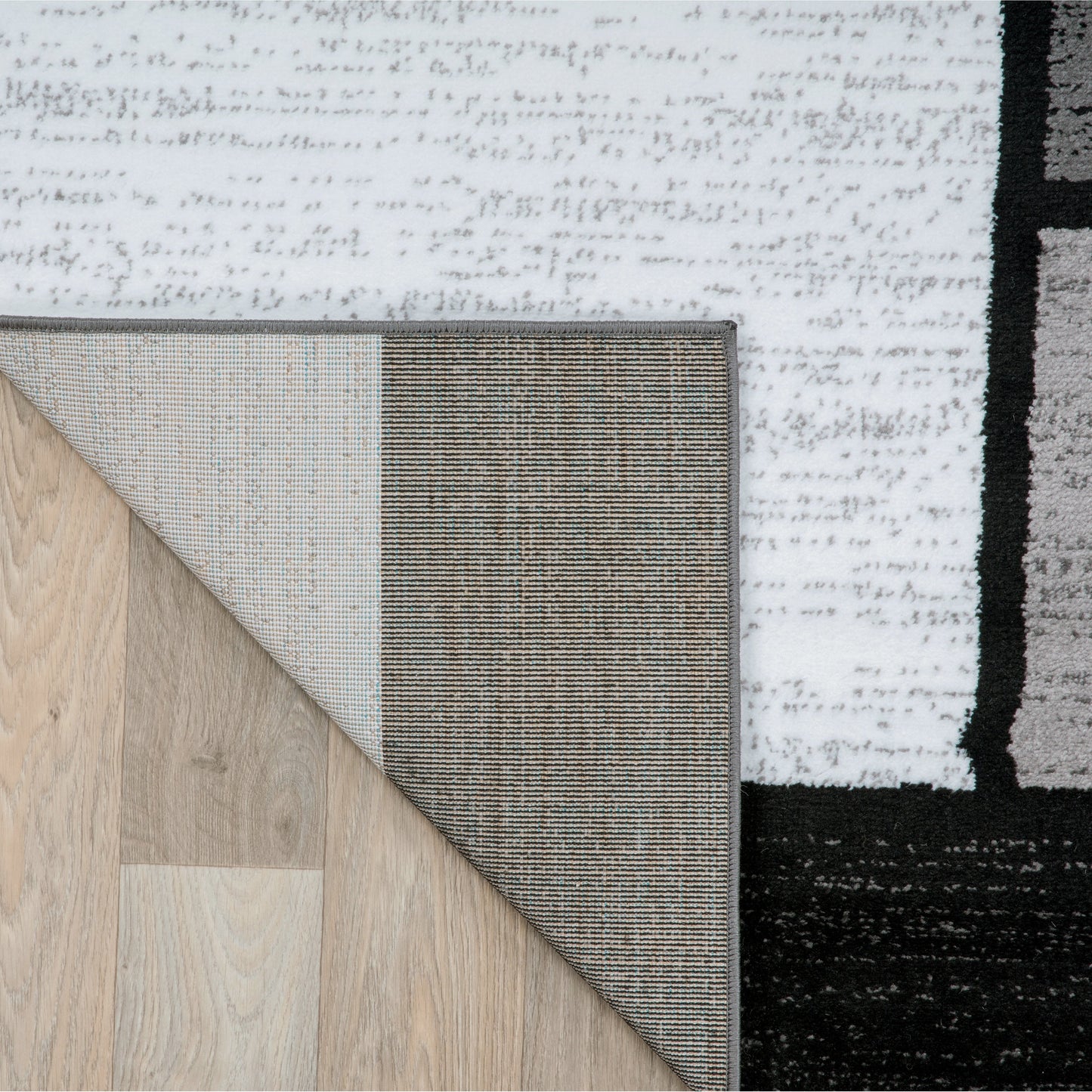 World Rug Gallery Contemporary Modern Boxed Color Block Area Rug