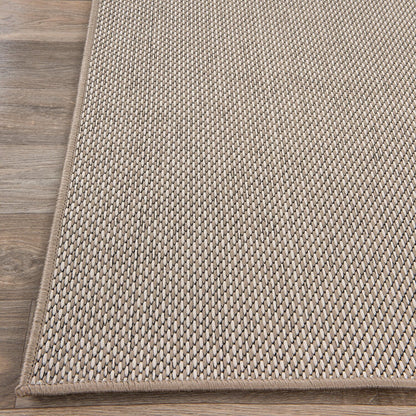 Contemporary Solid Indoor/Outdoor Area Rug