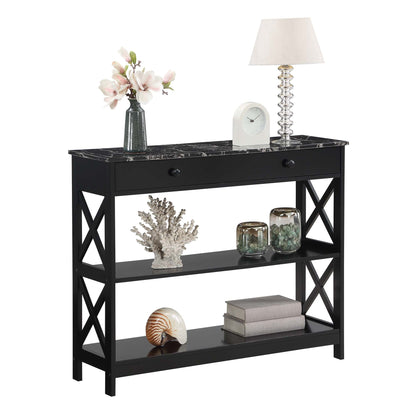 Convenience Concepts Oxford 1 Drawer Console Table with Shelves