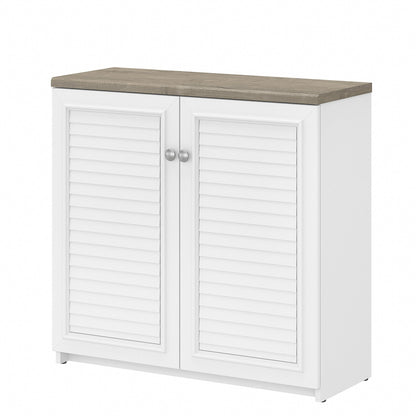 Fairview Storage Cabinet with Doors and Shelves by Bush Furniture - 31.73L x 12.76W x 30.71H