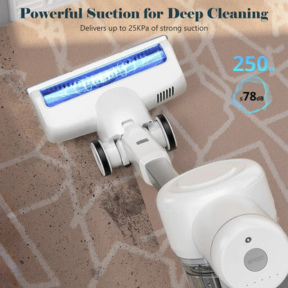 Cordless 3-in-1 Stick Vacuum Cleaner, Lightweight for Carpet, Hard Floors, Pet Hair, and Home Cleaning