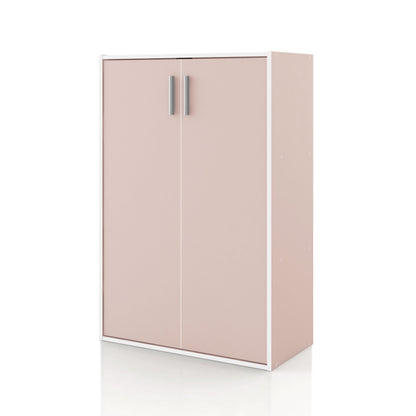 DH BASIC Modern Wood Customizable Stackable Storage Organizer - Cube Shelves, Drawer Cabinet, Bookcase with Doors by Denhour