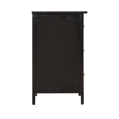 Daniel 3-drawer Transitional Wooden Nightstand