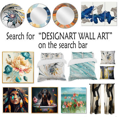 Designart Minimalism Beige And Grey Wave Horizon I Coastal Minimalism Framed Wall Decor