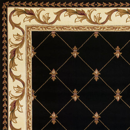 Domani Classics Victorian Bordered Trellis Area Rug