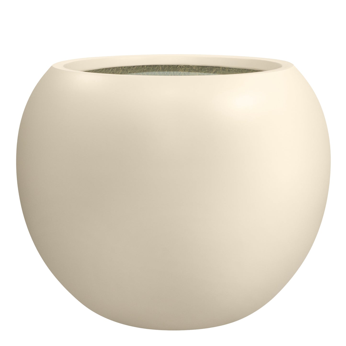 DreamPatio Riverside Fiberstone Modern Sphere Planter for Indoor/Outdoor