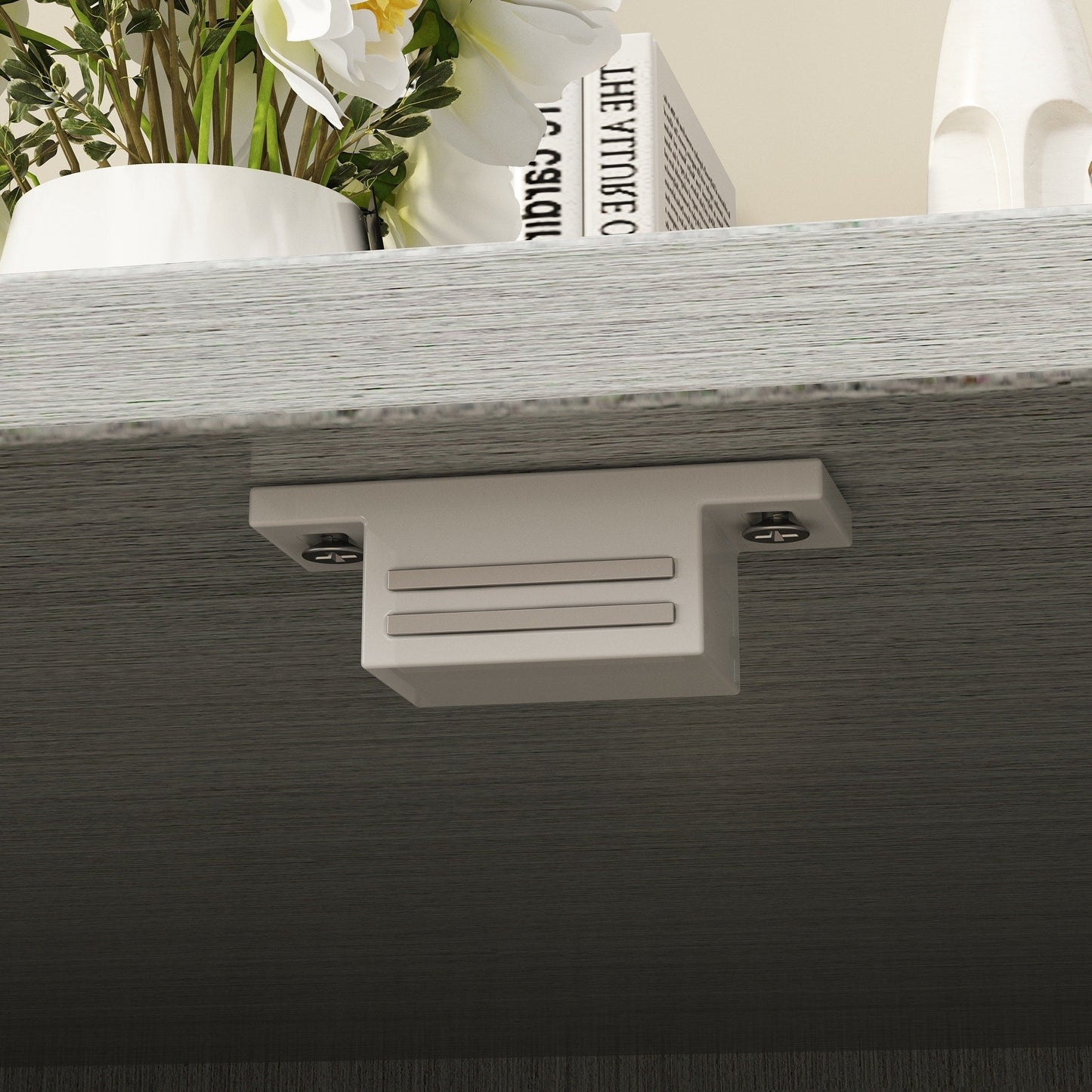 Dual-Compartment Cat Litter Box Enclosure Multi-Functional Furniture