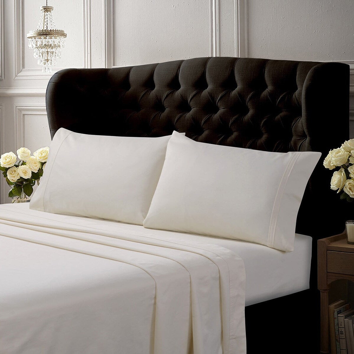 Egyptian Cotton 500 TC Extra Deep Pocket 6-Piece Bed Sheet Set