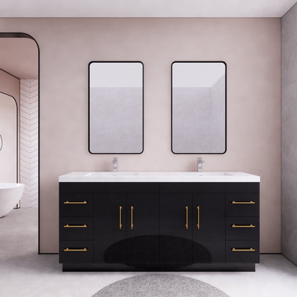 Eliza 72'' Freestanding Vanity with Double Sink