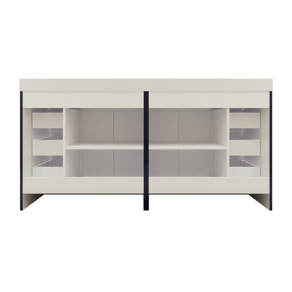 Eliza 72'' Freestanding Vanity with Double Sink