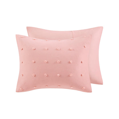 Ensley Cotton Jacquard Pom Pom Comforter Set by Intelligent Design Kids