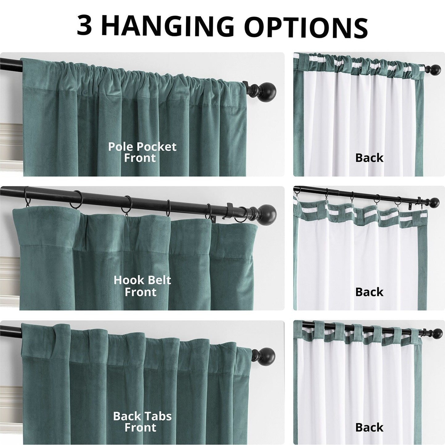 Exclusive Fabrics Signature Blackout Velvet Curtain (1 Panel)