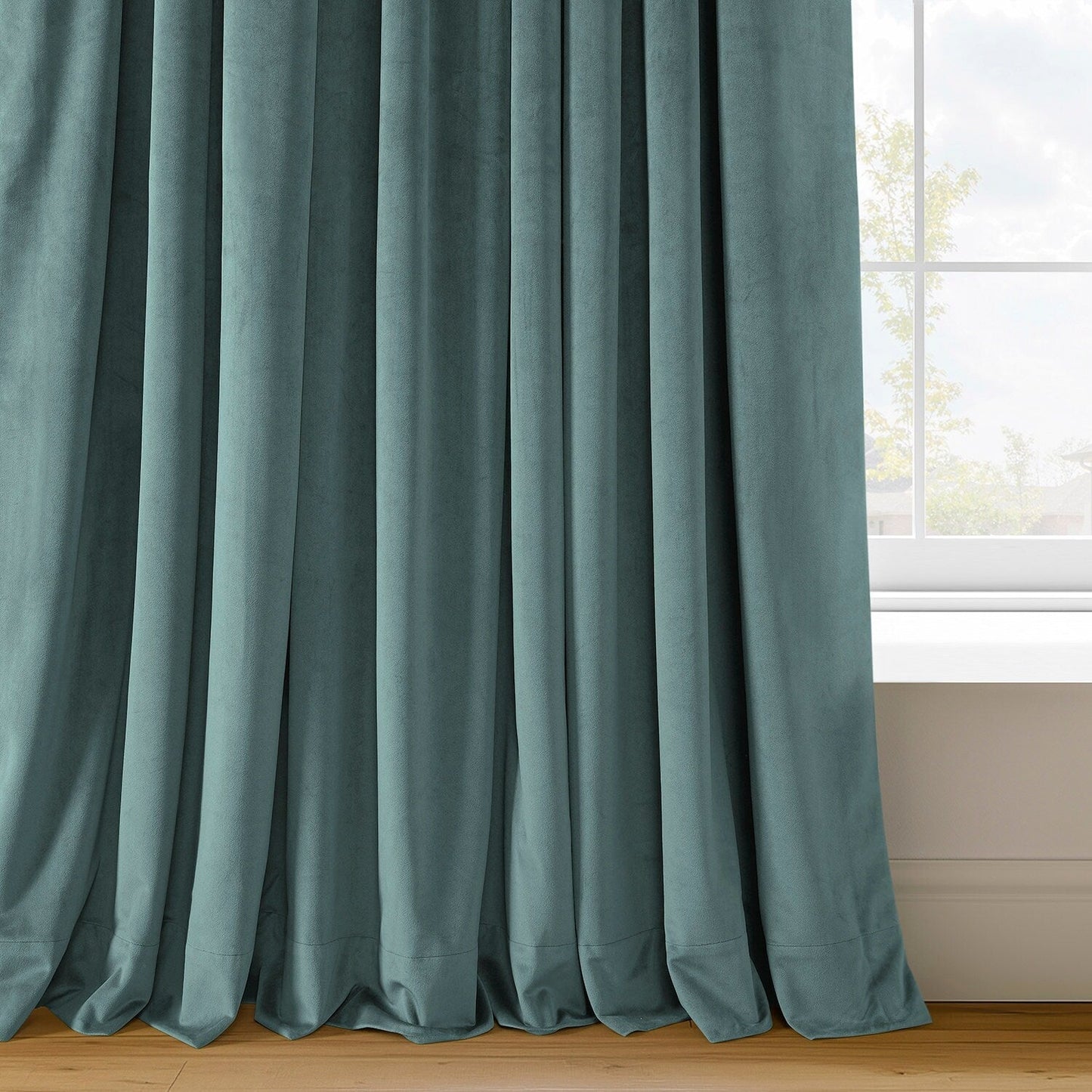 Exclusive Fabrics Signature Blackout Velvet Curtain (1 Panel)