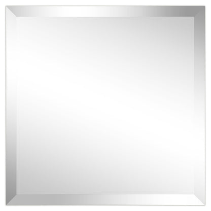 Frameless Beveled Prism Wall Mirror-Square/Rectangluar - Clear
