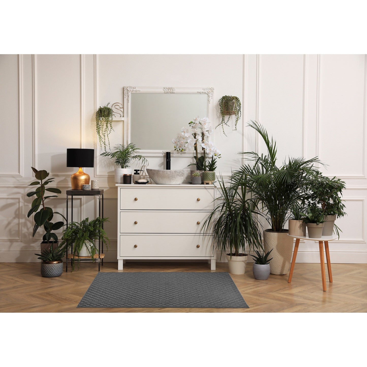 Garland Rug Medallion Solid Indoor Rug