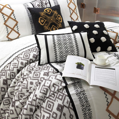 Nanshing Trina 15 Piece Boho Embroidered Comforter Set