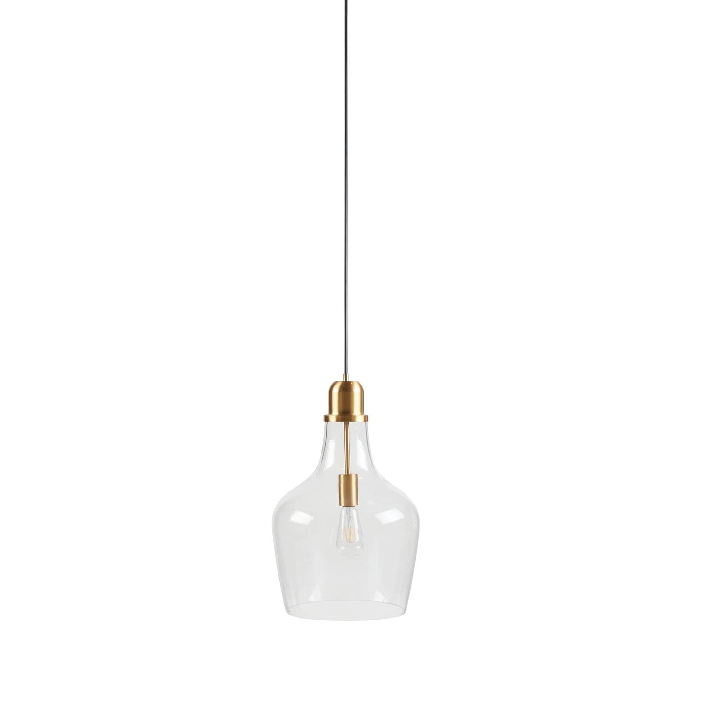 INK+IVY Auburn Bell Shaped Hanging Glass Pendant Light
