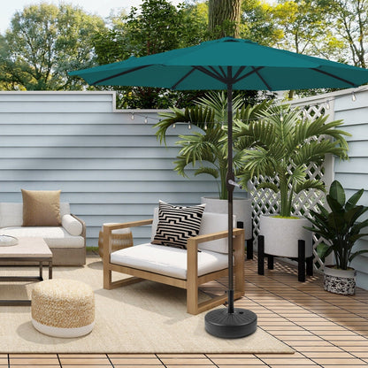 Holme 9-foot Patio Umbrella and Base Stand