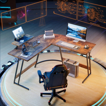 Homall L-Shaped Gaming Desk Computer Corner Desk Office Writing Desk