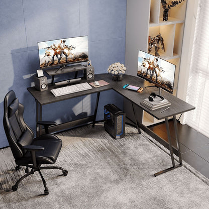 Homall L-Shaped Gaming Desk Computer Corner Desk Office Writing Desk