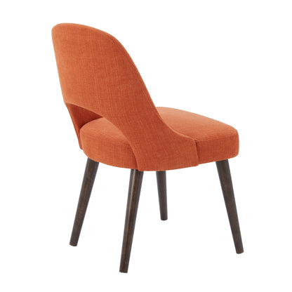 INK IVY Nola Upholstered Dining Side Chairs with Cutout Back design (Set of 2)