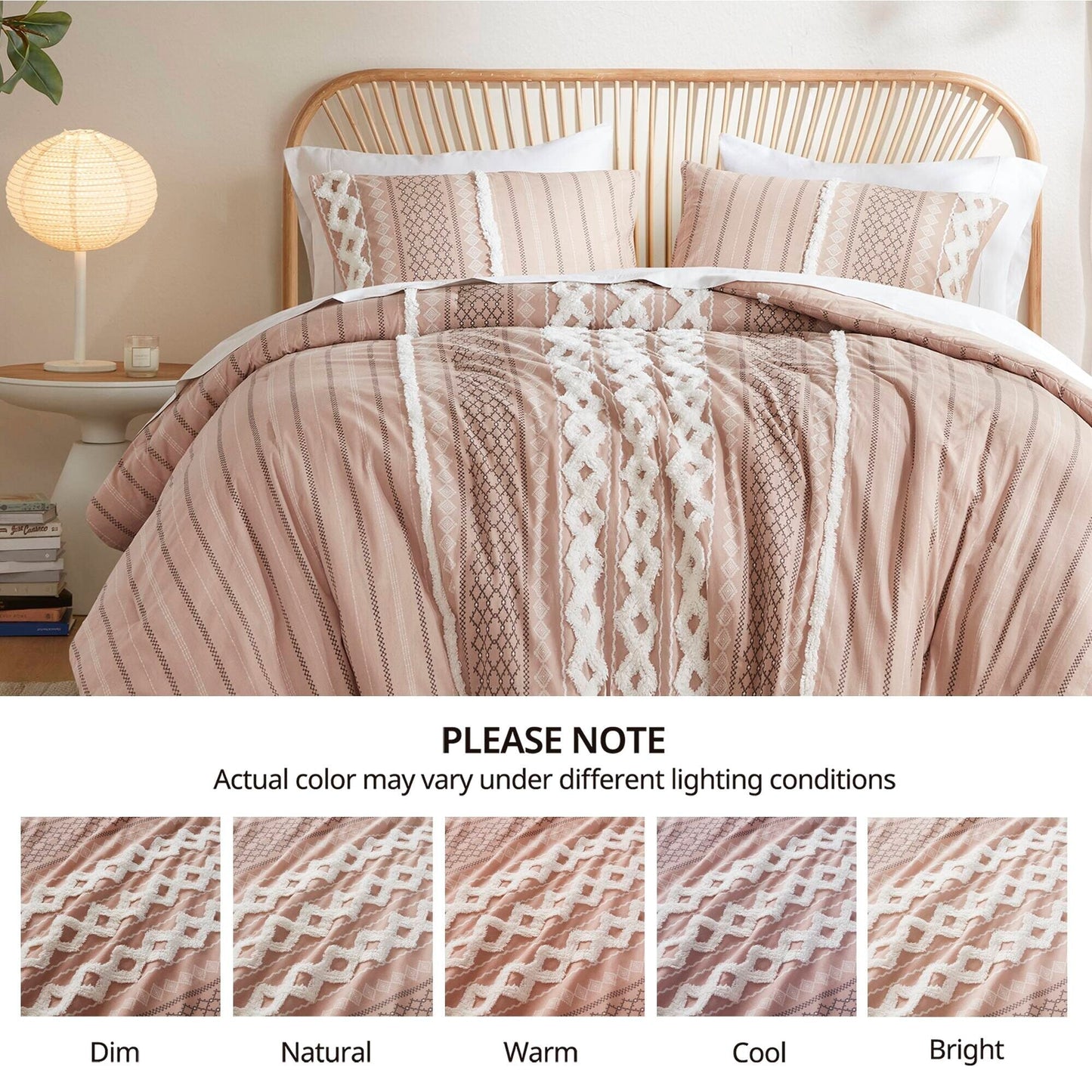INK+IVY Imani Cotton Printed Comforter Set with Chenille