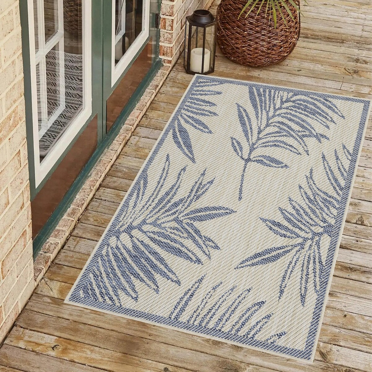 Indoor/Outdoor Area Rug/ Runner/ Doormat -Machine Washable, Weather and UV Resistant-Waterproof-Liana