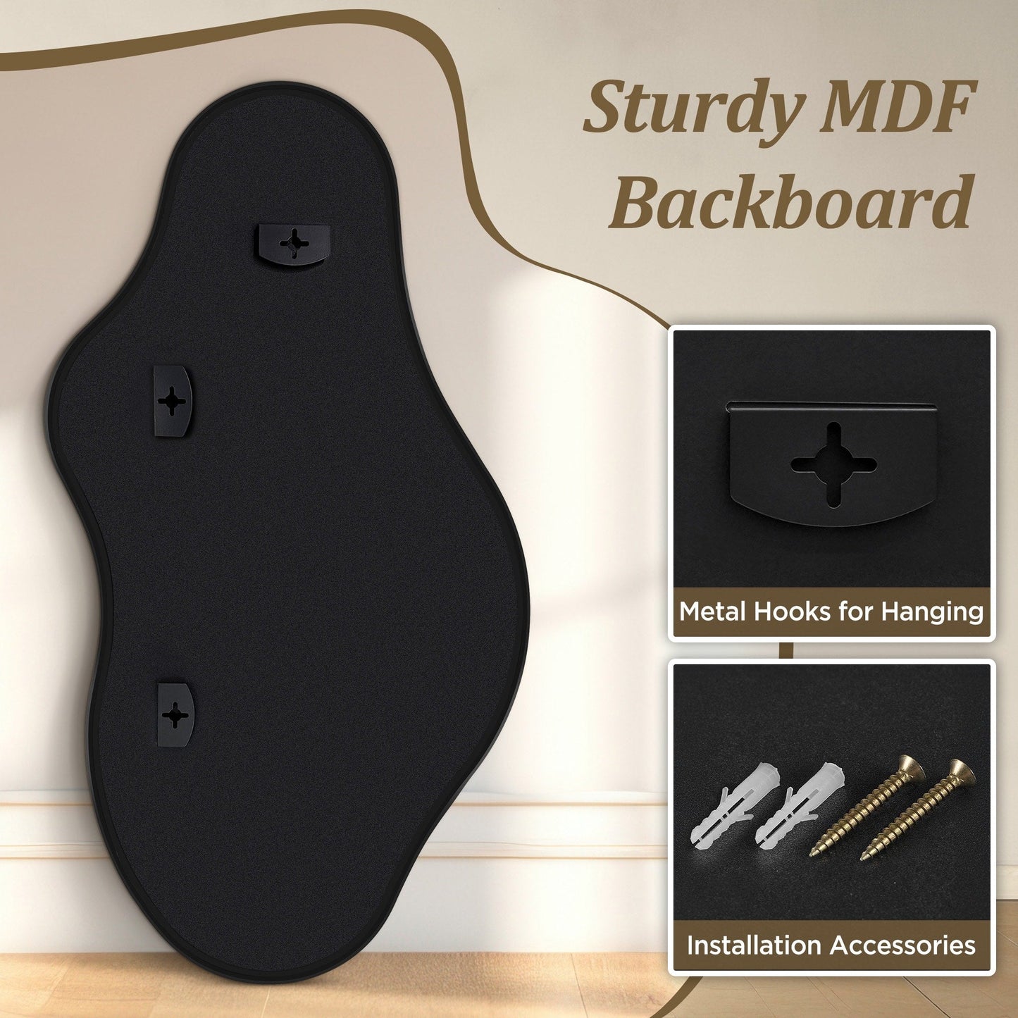 Irregular Wall Mirror Decorative Asymmetrical Wall Mirror