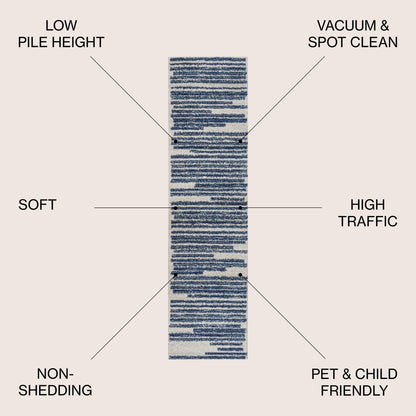 JONATHAN Y Aksil Modern Berber Stripe Area Rug