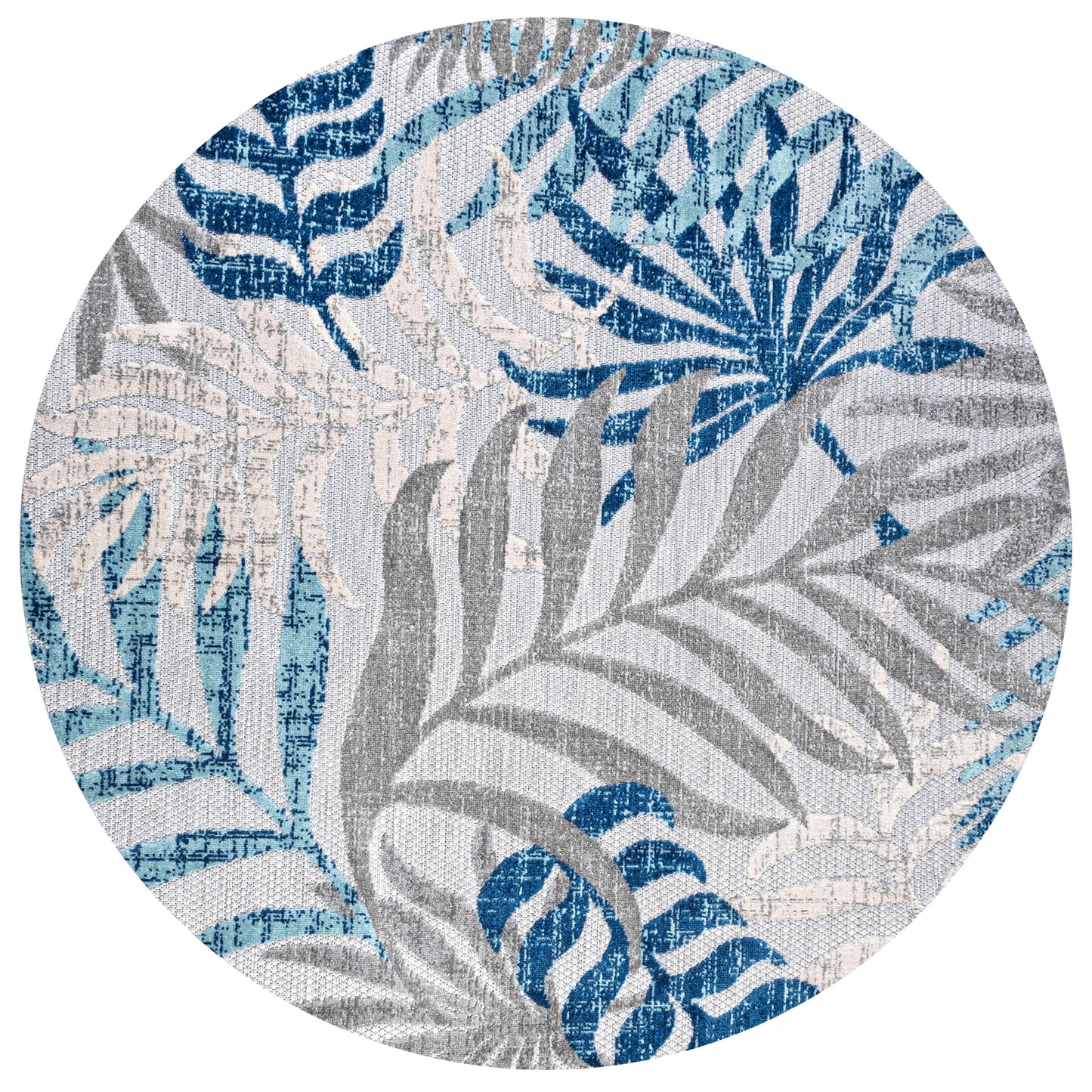 JONATHAN Y Aydin Palm Leaves Indoor/Outdoor Area Rug