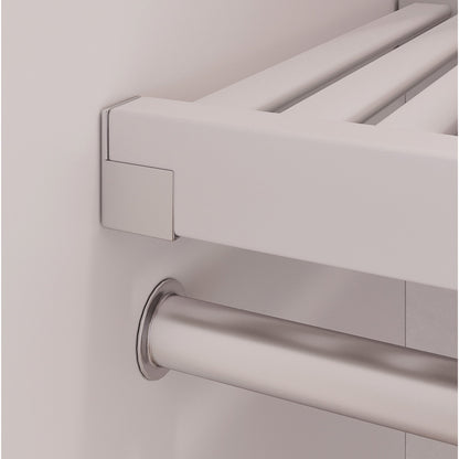 John Louis Home Solid Wood Reach-In Closet System White