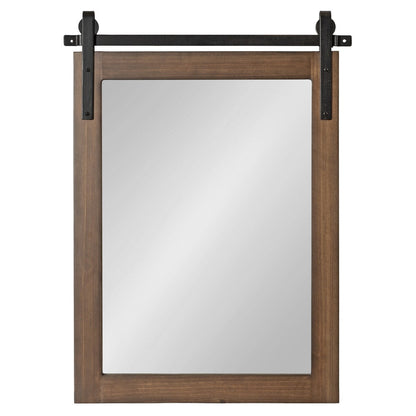 Kate and Laurel Cates Rustic Rectangular Wall Mirror
