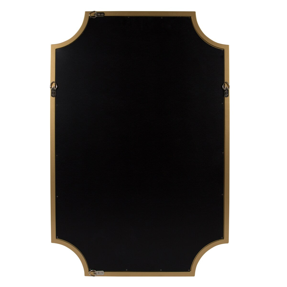 Kate and Laurel Hogan Scalloped Wood Framed Mirror