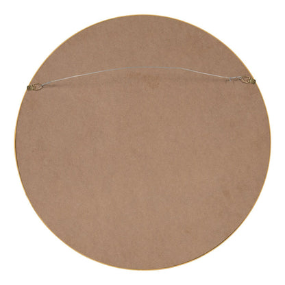 Kate and Laurel Travis Round Wood Accent Wall Mirror