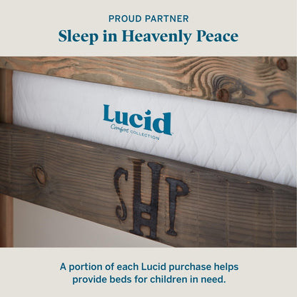 Lucid 12-inch Gel and Aloe Vera Hybrid Mattress