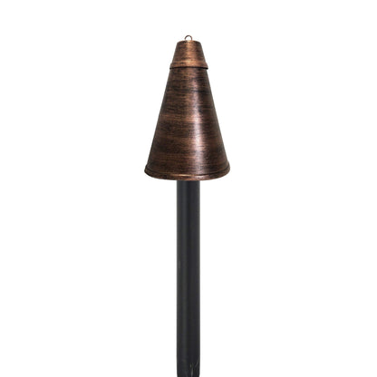 Large Hawaiian Cone Tiki Torch