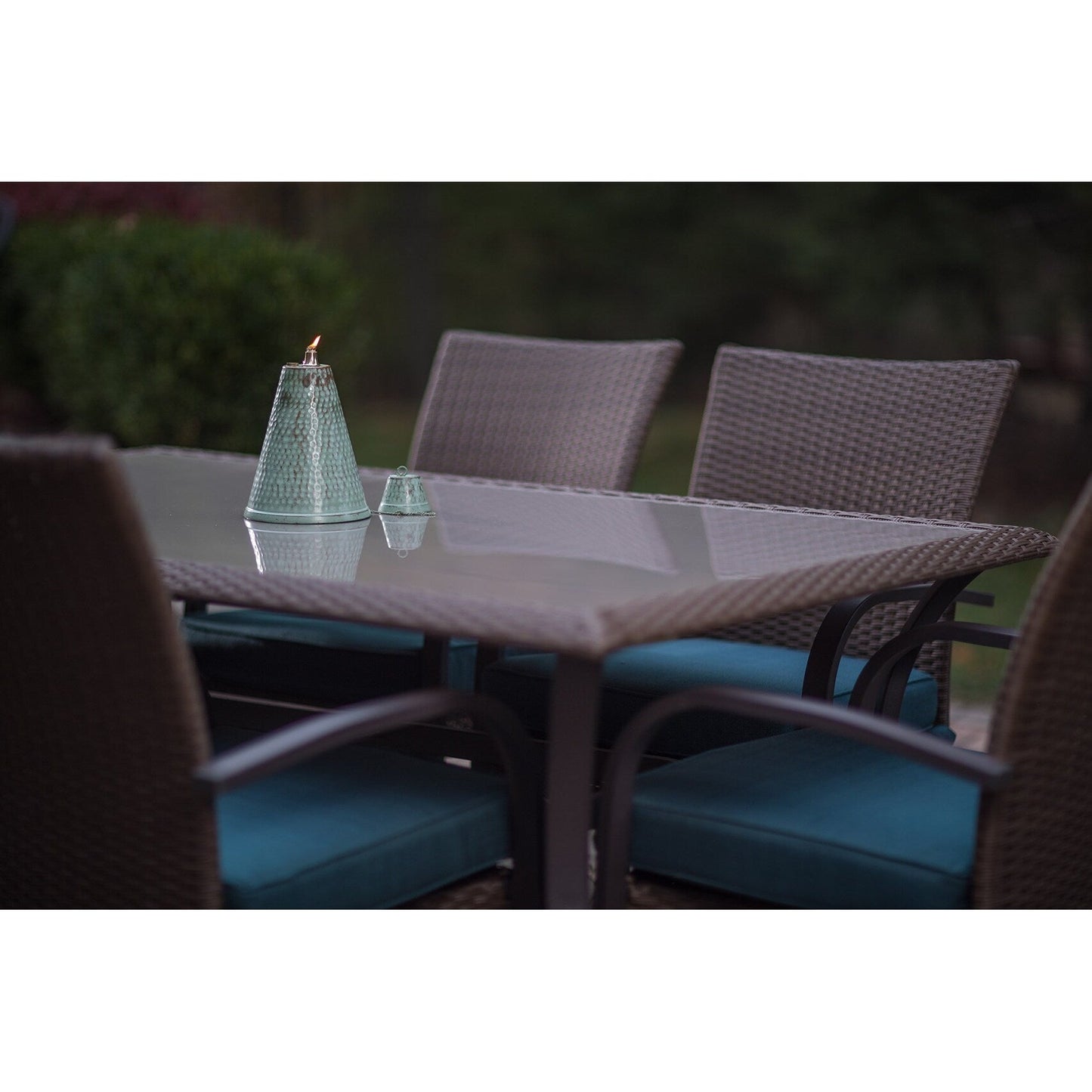 Large Hawaiian Cone Tiki Torch