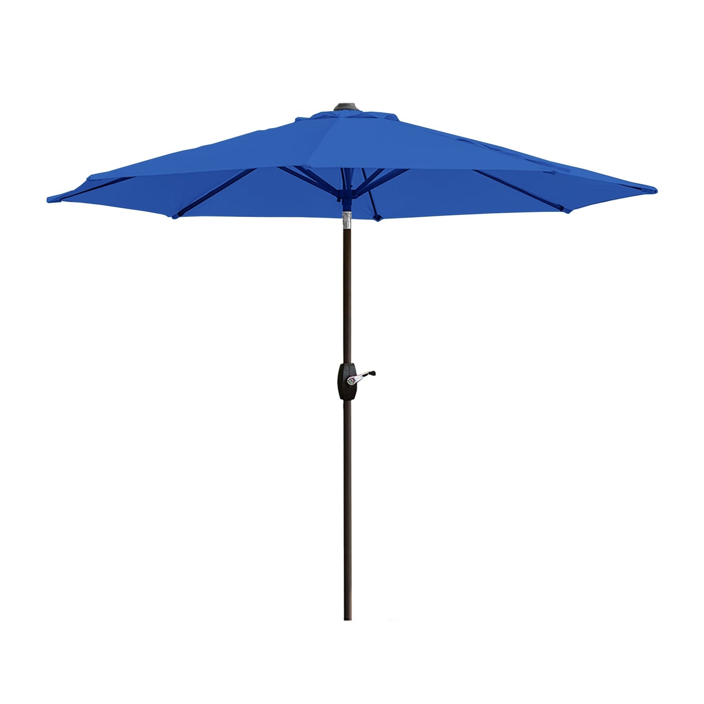 Lopes 9-foot Patio Umbrella with Bronze Finish Base Weight Stand Included