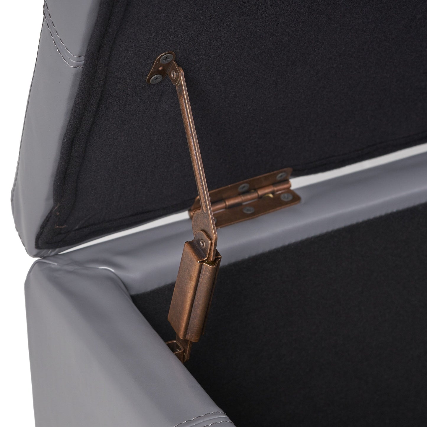 Lucinda Faux Leather Storage Bench by Christopher Knight Home - 51.25 L x 17.50 W x 16.25 H