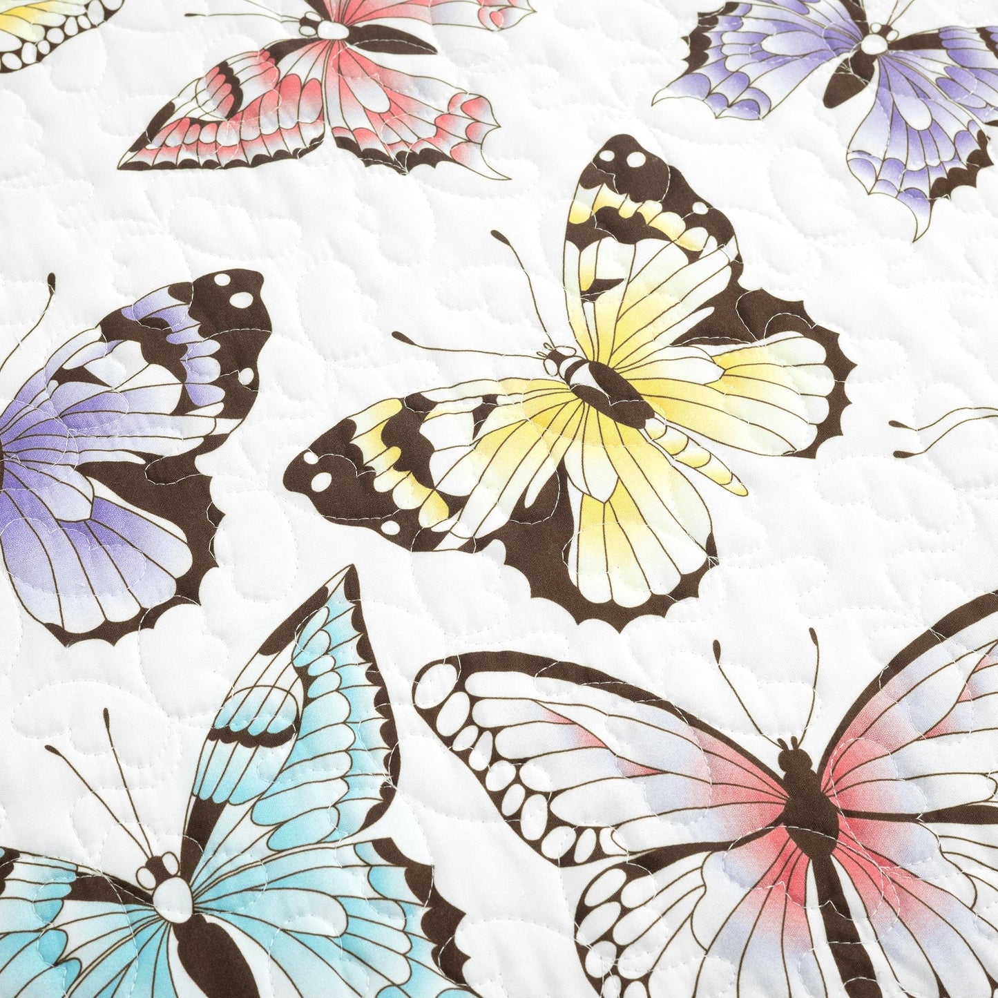 Lush Decor Flutter Butterfly 3-piece Quilt Set