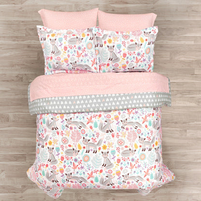 Lush Decor Pixie Fox With Sheet Set Kids Back To Campus Comforter